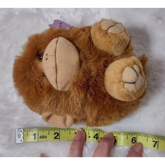 Puffkins Amber 5” Monkey Brown Plush Stuffed Animal by Swibco Style 6662 - Picture 3 of 5